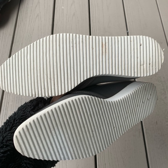 Everlane Charcoal Grey The Leather Street Shoe 8 - Picture 6 of 8